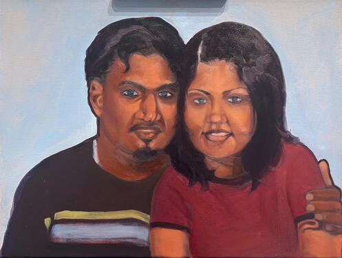 "anniversary", oil on canvas, 18"x24"